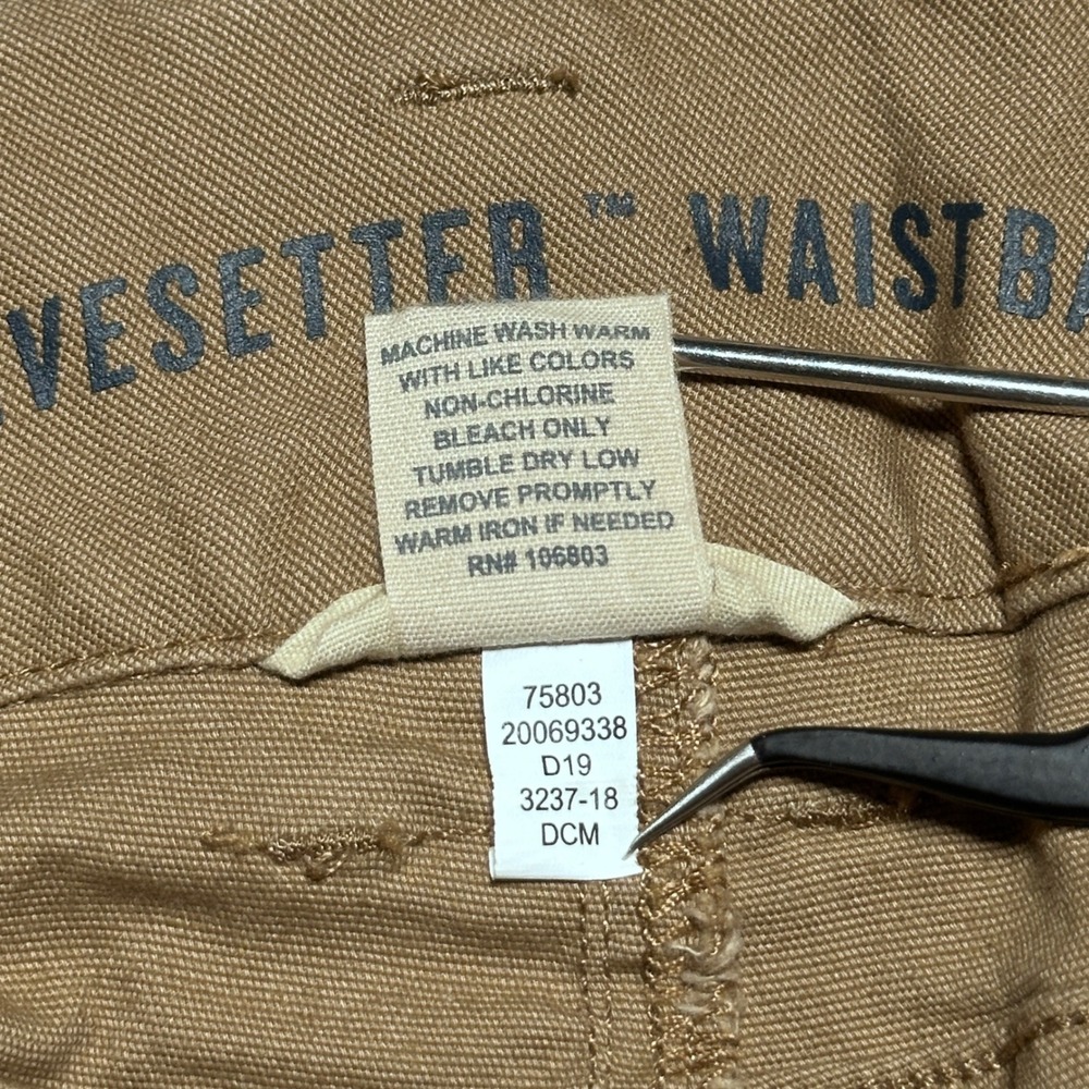 Duluth Trading Flex Fire Hose Cargo Pant Women 22Wx29 Curvesetter Workwear Brown - Picture 6 of 14